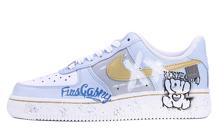 [Custom Shoes] (W) Nike Air Force 1 Low 'Christmas Eve Teddy'