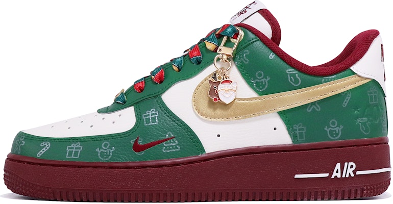 (W) 나이키 에어포스 1 로우 '크리스마스 눈송이' DQ7582-100(TeamTen-女款圣诞绿金钩) Buy (W) 나이키 에어포스 1 로우 '크리스마스 눈송이' DQ7582-100(TeamTen-女款圣诞绿金钩)