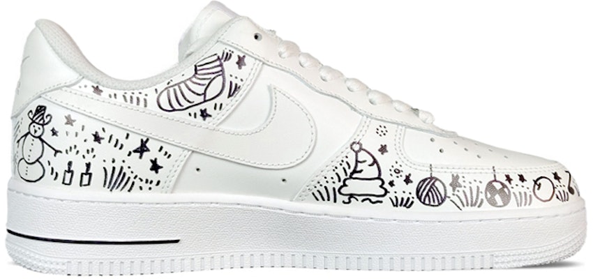 (W) 나이키 에어포스 1 로우 '크리스마스 이브 그라피티' DD8959-100-486770 Order (W) 나이키 에어포스 1 로우 '크리스마스 이브 그라피티' DD8959-100-486770