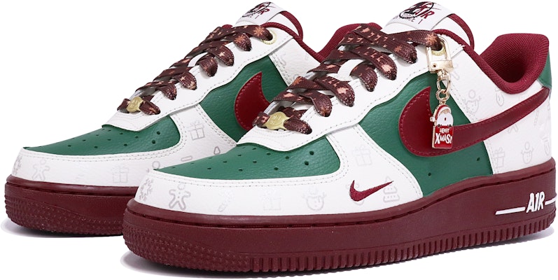 (W) 나이키 에어포스 1 로우 '크리스마스 빈티지' (80자) DQ7582-100(TeamTen-女款圣诞绿银雪花) Lookbook (W) 나이키 에어포스 1 로우 '크리스마스 빈티지' (80자) DQ7582-100(TeamTen-女款圣诞绿银雪花)