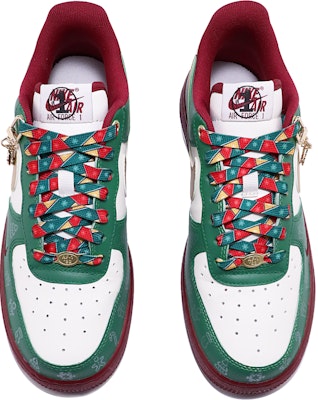 (W) 나이키 에어포스 1 로우 '크리스마스 눈송이' DQ7582-100(TeamTen-女款圣诞绿金钩) Shop (W) 나이키 에어포스 1 로우 '크리스마스 눈송이' DQ7582-100(TeamTen-女款圣诞绿金钩)