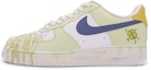 Buy 【訂製球鞋】Nike Air Force 1 Low Triple White 四葉草流體 流體藝術 情侶 達文西訂製 低幫 板鞋 女款 白綠
