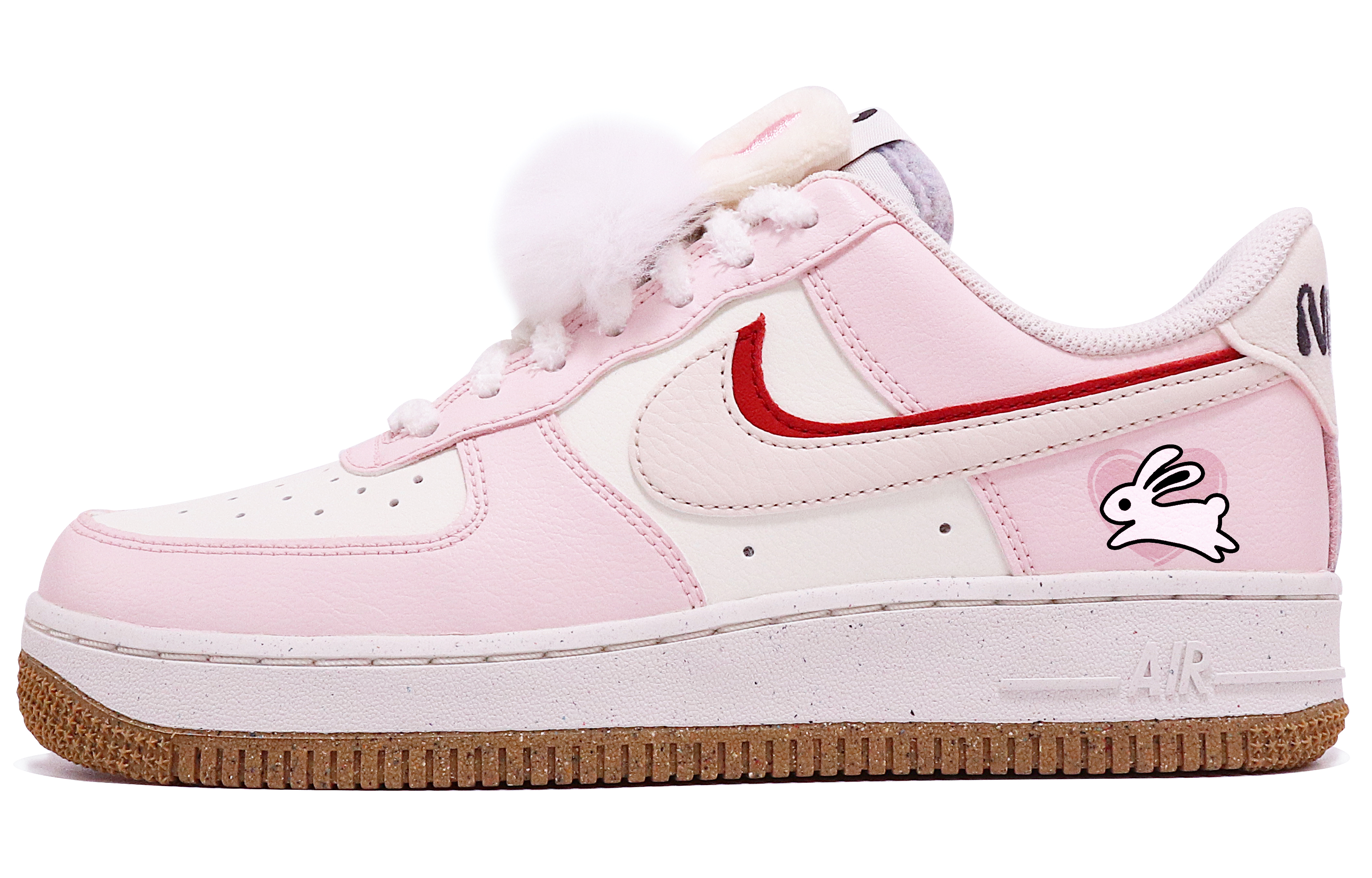 Buy (W) [Kasut Custom] Nike Air Force 1 Low 'CNY Jumping Rabbit' Edisi Tahun Arnab DX6065-101(TeamTen-女款跳兔粉S-BOX)
