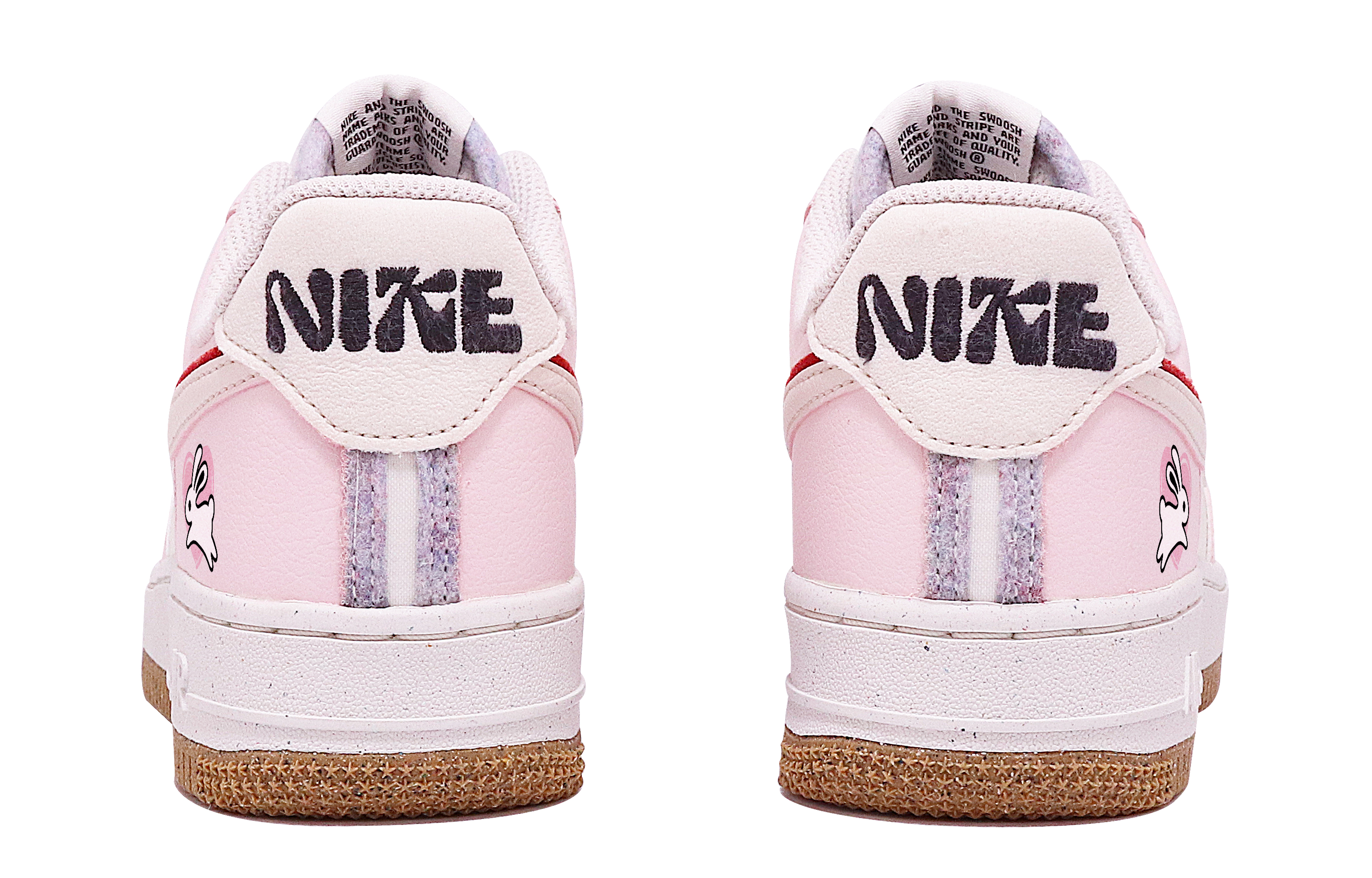 Shop (W) [Kasut Custom] Nike Air Force 1 Low 'CNY Jumping Rabbit' Edisi Tahun Arnab DX6065-101(TeamTen-女款跳兔粉S-BOX)