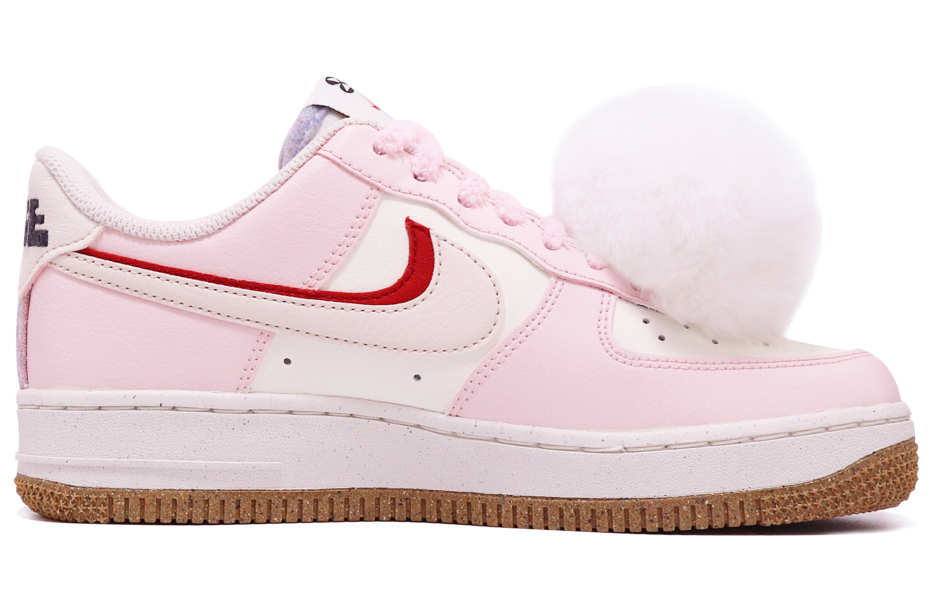 Order (W) 【定制鞋款】耐克空军1号低帮'白兔粉白'春节特别版 DX6065-101(TeamTen-女款白兔球粉)