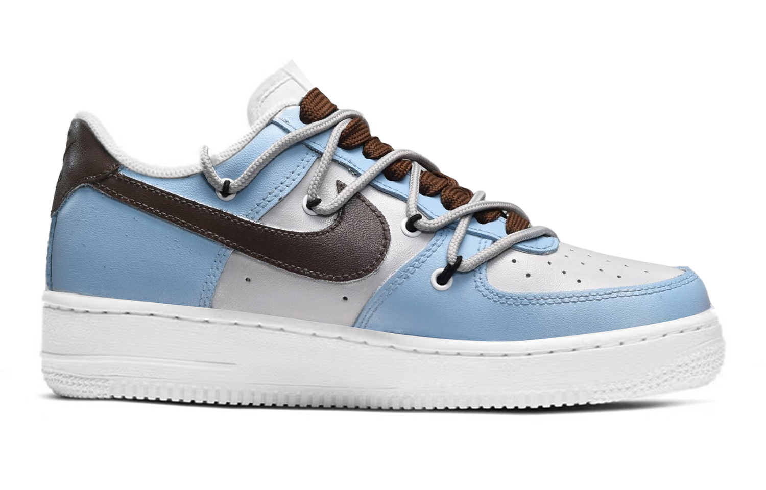 Order (W) Zapatillas Nike Air Force 1 Low 'Año del Conejo CNY Blanco Azul' DD8959-100(TeamE-女款白日梦白蓝BOX)