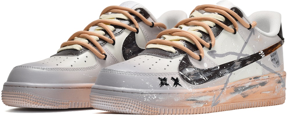 (W) Zapatillas Nike Air Force 1 Low 'Splash Té con Leche y Cacao' DD8959-100(TeamE-女款可可奶茶黑灰棕) Lookbook (W) Zapatillas Nike Air Force 1 Low 'Splash Té con Leche y Cacao' DD8959-100(TeamE-女款可可奶茶黑灰棕)