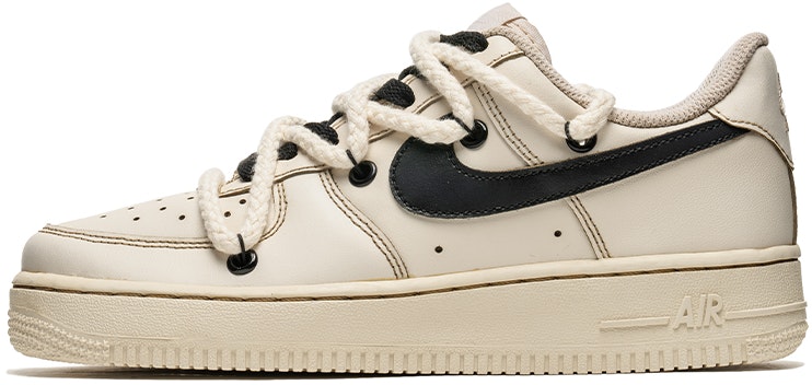 custom-shoes-women-nike-air-force-1-low-coffee-dye-beige-black-custom