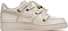 Order 【客製化球鞋】Nike Air Force 1 Low 空軍一號 野鶴製造 咖啡染 窈窕淑女書法 特殊配件 低筒 溜板鞋 女款 米
