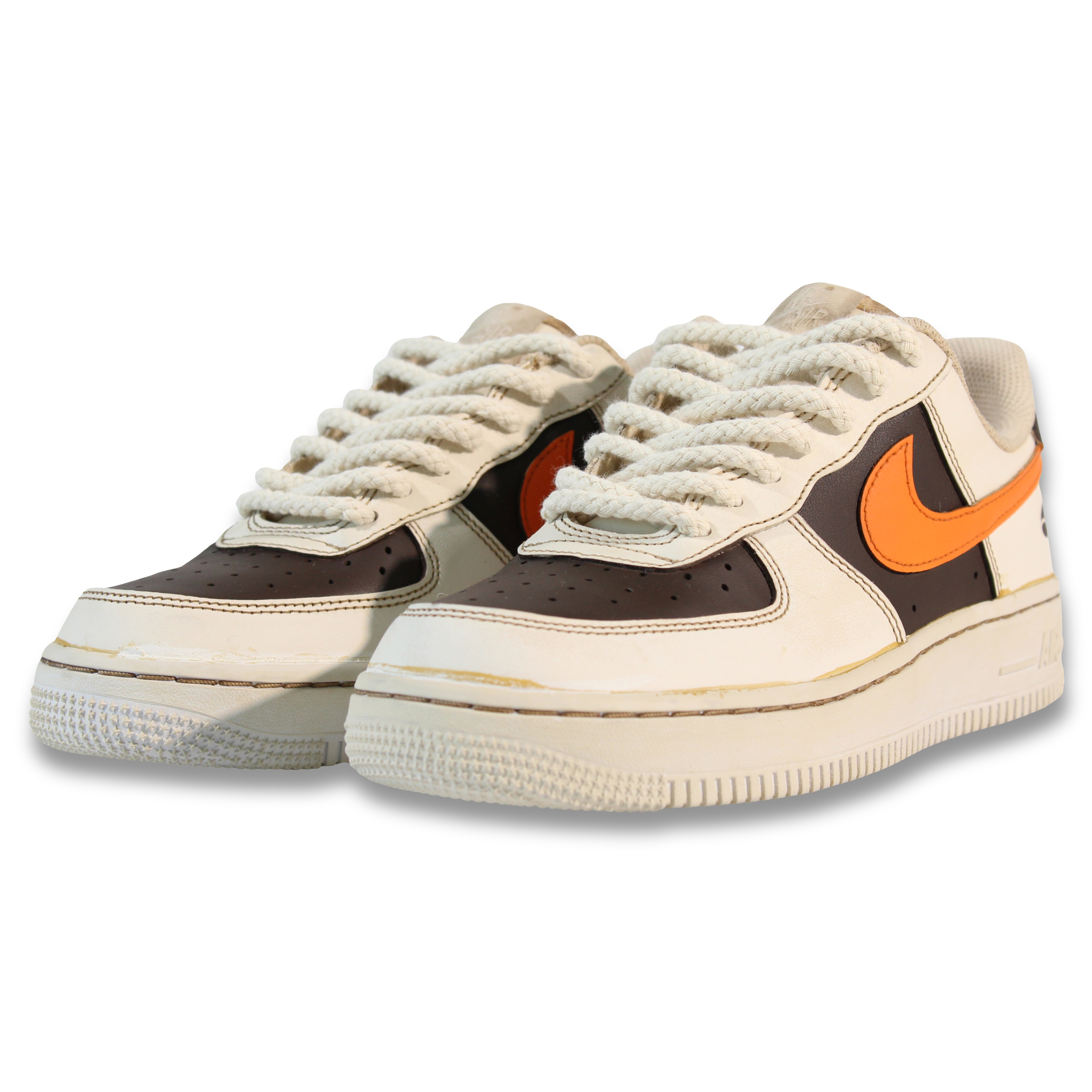 Lookbook (W) 나이키 에어포스 1 로우 '커피빈 빈티지 딥다이' (Nike AF1 로우 '커피빈 딥다이') DD8959-100(Team30-咖啡豆空军)