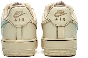 【定制球鞋】Nike Air Force 1 Low 復古塗鴉主題 咖啡染 低幫 板鞋 女款 黑米 Shop 【定制球鞋】Nike Air Force 1 Low 復古塗鴉主題 咖啡染 低幫 板鞋 女款 黑米