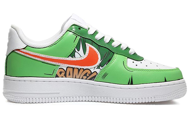 Order (W) [カスタムシューズ] (女性用) ナイキ エア フォース 1 ロー 'コミックストリップ グリーンアウトライン' DD8959-100(Team10-漫画二次元绿)