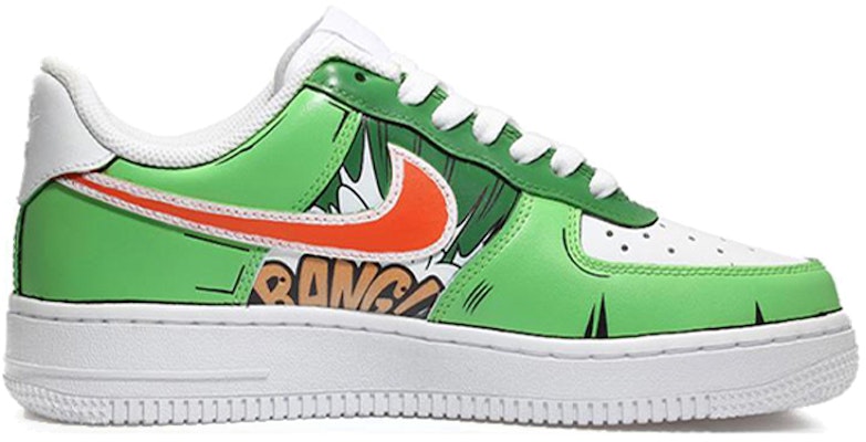 【定製球鞋】 Nike Air Force 1 Low 三重白 空軍一號 漫畫 二次元平面世界 馬克筆勾線 條漫 休閒 低幫 板鞋 女款 綠色 Order 【定製球鞋】 Nike Air Force 1 Low 三重白 空軍一號 漫畫 二次元平面世界 馬克筆勾線 條漫 休閒 低幫 板鞋 女款 綠色