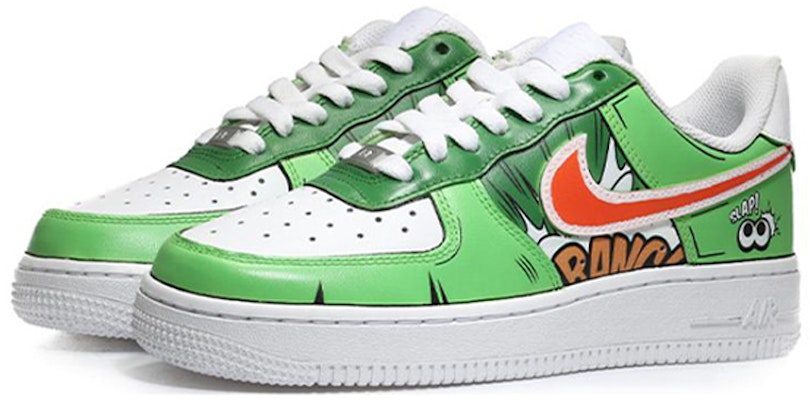 【定製球鞋】 Nike Air Force 1 Low 三重白 空軍一號 漫畫 二次元平面世界 馬克筆勾線 條漫 休閒 低幫 板鞋 女款 綠色 Lookbook 【定製球鞋】 Nike Air Force 1 Low 三重白 空軍一號 漫畫 二次元平面世界 馬克筆勾線 條漫 休閒 低幫 板鞋 女款 綠色