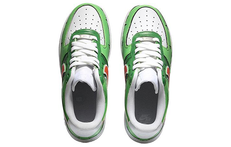 Shop (W) [カスタムシューズ] (女性用) ナイキ エア フォース 1 ロー 'コミックストリップ グリーンアウトライン' DD8959-100(Team10-漫画二次元绿)