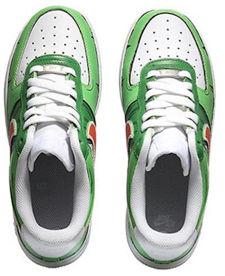 【定製球鞋】 Nike Air Force 1 Low 三重白 空軍一號 漫畫 二次元平面世界 馬克筆勾線 條漫 休閒 低幫 板鞋 女款 綠色 Shop 【定製球鞋】 Nike Air Force 1 Low 三重白 空軍一號 漫畫 二次元平面世界 馬克筆勾線 條漫 休閒 低幫 板鞋 女款 綠色