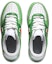 Shop 【定製球鞋】 Nike Air Force 1 Low 三重白 空軍一號 漫畫 二次元平面世界 馬克筆勾線 條漫 休閒 低幫 板鞋 女款 綠色