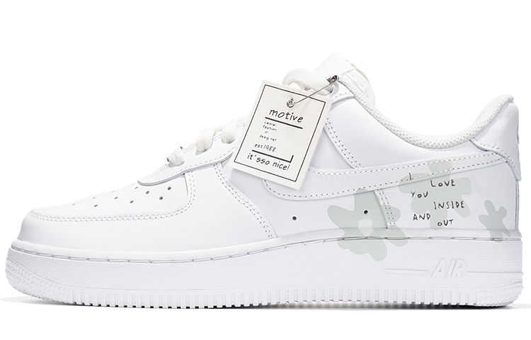 Order (W) [定制鞋] 耐克空军一号低帮‘忏悔白’ DD8959-100(Team62-告白)