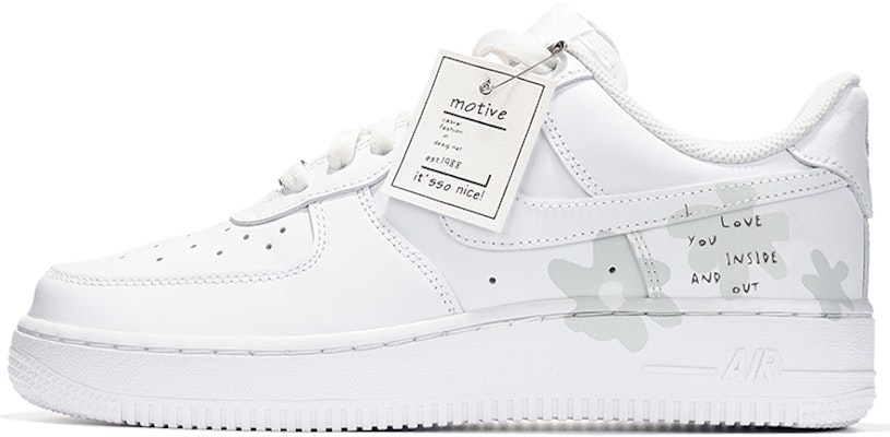 (W) 나이키 에어포스 1 로우 '화이트 고백' (Nike Air Force 1 Low 'White Confession') DD8959-100(Team62-告白) Order (W) 나이키 에어포스 1 로우 '화이트 고백' (Nike Air Force 1 Low 'White Confession') DD8959-100(Team62-告白)