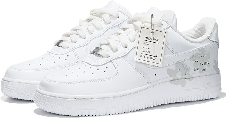 (W) 나이키 에어포스 1 로우 '화이트 고백' (Nike Air Force 1 Low 'White Confession') DD8959-100(Team62-告白) Shop (W) 나이키 에어포스 1 로우 '화이트 고백' (Nike Air Force 1 Low 'White Confession') DD8959-100(Team62-告白)
