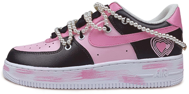 (W) 나이키 에어포스 1 로우 '블랙 스윗하트' (커스텀) DD8959-100(TeamD-女款酷黑甜心S-BOX) Buy (W) 나이키 에어포스 1 로우 '블랙 스윗하트' (커스텀) DD8959-100(TeamD-女款酷黑甜心S-BOX)