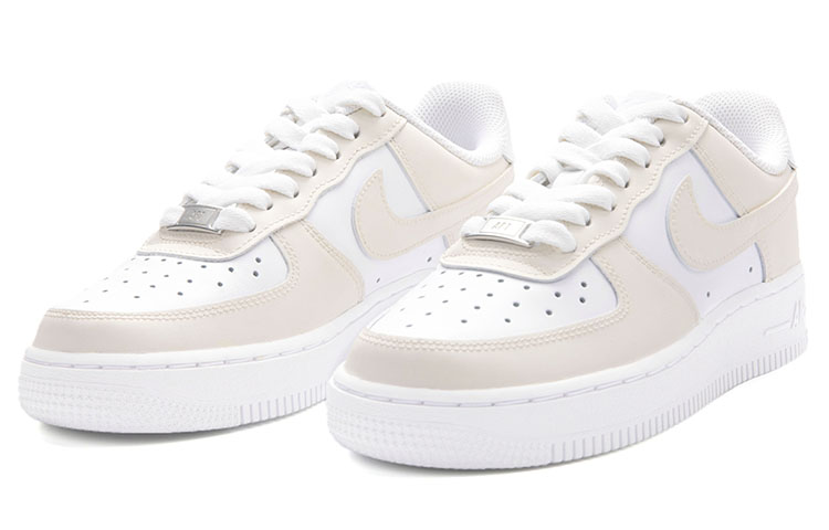 Lookbook (W) [Sepatu Kustom] Nike Air Force 1 Low 'Graffiti Krim' DD8959-100(Team18-AF1低帮女款奶油咖色)