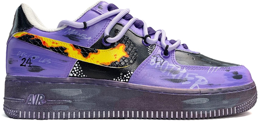 (W) 나이키 AF1 로우 '크라운 손상 뱀피 - 검/노/보' DD8959-100(TeamE-女款蛇皮黑黄紫) Lookbook (W) 나이키 AF1 로우 '크라운 손상 뱀피 - 검/노/보' DD8959-100(TeamE-女款蛇皮黑黄紫)