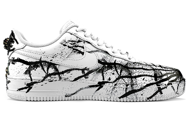 Order (W) 나이키 에어포스1 '크툴루 해골' (검/빨) DD8959-100(TeamY-女款克苏鲁地狱使者黑红)