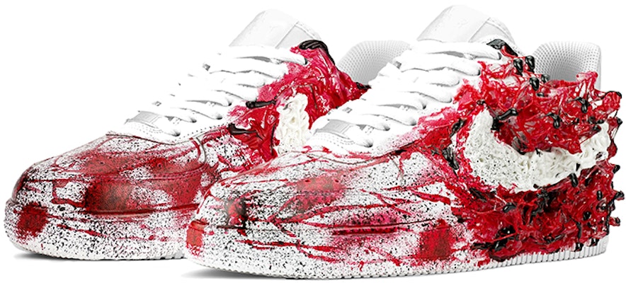 (W) 나이키 에어포스 1 '이그 화산 검빨' (커스텀) DD8959-100(TeamY-女款克苏鲁神话黑红) Lookbook (W) 나이키 에어포스 1 '이그 화산 검빨' (커스텀) DD8959-100(TeamY-女款克苏鲁神话黑红)