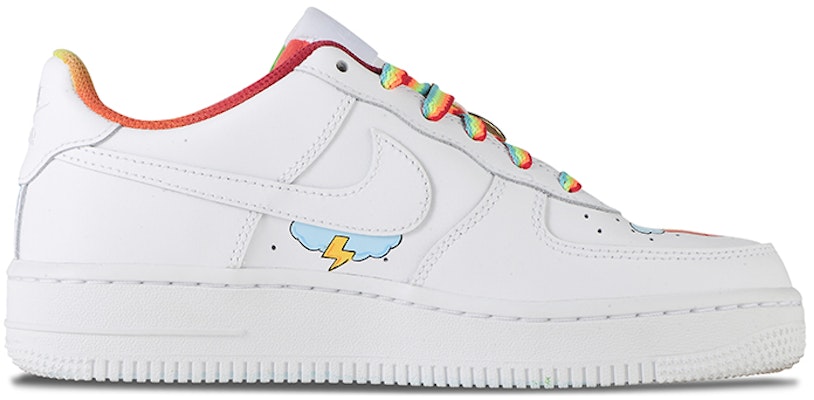 【定制球鞋】 Nike Air Force 1 Low 婚鞋 兔年主題 彩虹漸變主題 手繪浸染推薦 低幫 板鞋 女款 白紅藍 Order 【定制球鞋】 Nike Air Force 1 Low 婚鞋 兔年主題 彩虹漸變主題 手繪浸染推薦 低幫 板鞋 女款 白紅藍