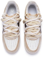 (W) Zapatillas Nike Air Force 1 Low 'Personalizadas Blanco Marrón' DD8959-100(TeamR-女款''T10''深棕) Shop (W) Zapatillas Nike Air Force 1 Low 'Personalizadas Blanco Marrón' DD8959-100(TeamR-女款''T10''深棕)