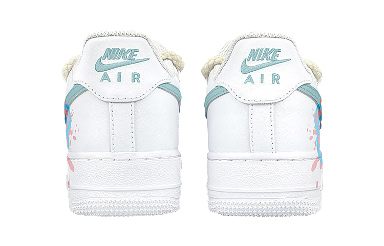 [Custom Shoes] (W) Nike Air Force 1 Low 'Custom Retro Deconstructed Bear White Pink Green' 圖 5