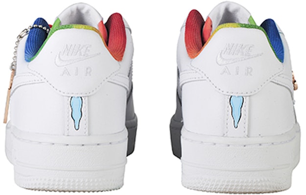 【定制球鞋】 Nike Air Force 1 Low 婚鞋 兔年主題 彩虹漸變主題 手繪浸染推薦 低幫 板鞋 女款 白紅藍 Purchase 【定制球鞋】 Nike Air Force 1 Low 婚鞋 兔年主題 彩虹漸變主題 手繪浸染推薦 低幫 板鞋 女款 白紅藍