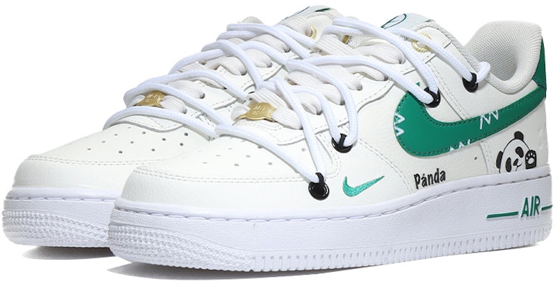 (W) 나이키 에어포스1 로우 '귀여운 팬더 베이지그린' (or shortened: 에어포스1 '팬더 베이지그린') DQ7582-101(Team10-可爱熊猫-QD) Lookbook (W) 나이키 에어포스1 로우 '귀여운 팬더 베이지그린' (or shortened: 에어포스1 '팬더 베이지그린') DQ7582-101(Team10-可爱熊猫-QD)