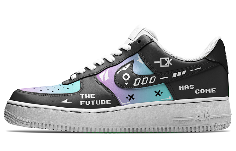 Buy (W) Nike Air Force 1 Cyberpunk Samurai Negras 315115-112(TeamA-AF1女款赛博黑棉花糖)