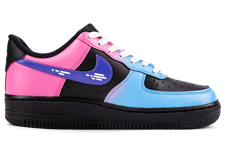 Order (W) [Kasut Custom] Nike Air Force 1 Low 'Cyberpunk Neon' DD8959-001(Team18-AF1赛博电玩黑)