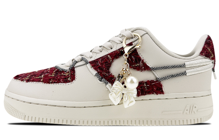 Buy (W) [定制鞋] 耐克空军1号低帮 '深红色' DH4408-102(Team叁-女款LX红小香S-BOX)