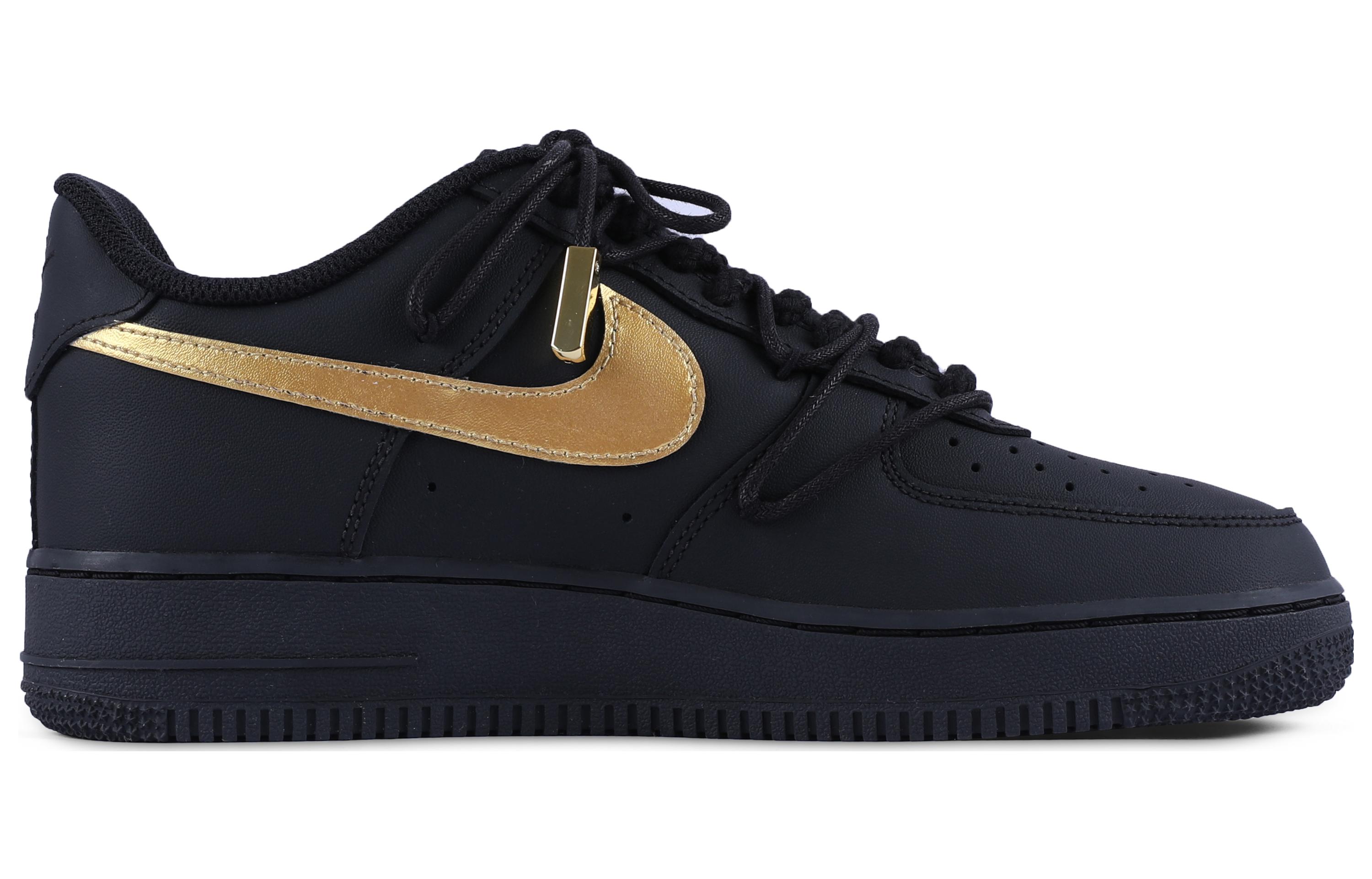 Order (W) [Zapatillas Personalizadas] Nike Air Force 1 Low 'Dark Jedi Negro Oro' DD8959-001(Team55-哑光黑金贰)