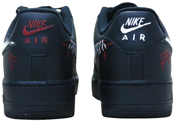 (W) Zapatillas Nike Air Force 1 Low 'Dark Warrior Venom Scratch' 314192-009(Team叁-女款喷绘手绘黑色毒液) Shop (W) Zapatillas Nike Air Force 1 Low 'Dark Warrior Venom Scratch' 314192-009(Team叁-女款喷绘手绘黑色毒液)