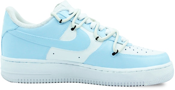 【客製球鞋】Nike Air Force 1 Low '07 空軍一號 解構雙鞋帶 低筒 板鞋 女款 藍白 Order 【客製球鞋】Nike Air Force 1 Low '07 空軍一號 解構雙鞋帶 低筒 板鞋 女款 藍白