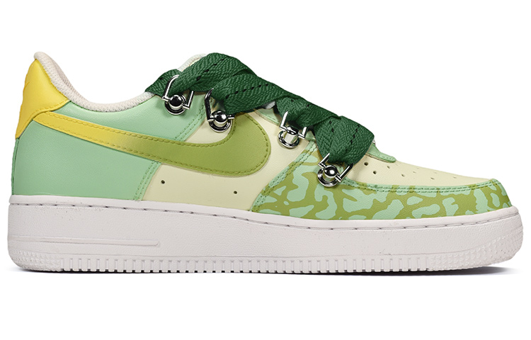 Order (W) [Sneakers Custom] Nike Air Force 1 Low 'Deconstructed Melon Crackle' DD8959-100(TeamE-女款爆裂纹解构风黄绿)