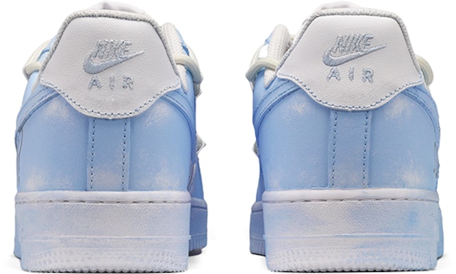 【定製球鞋】 Nike Air Force 1 Low 空軍一號 浸染 解構風 低幫 板鞋 女款 藍白 Shop 【定製球鞋】 Nike Air Force 1 Low 空軍一號 浸染 解構風 低幫 板鞋 女款 藍白