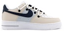 Order 【訂製球鞋】Nike Air Force 1 Low 簡約 惡魔之戀 塗鴉解構 低筒 板鞋 女款 米灰