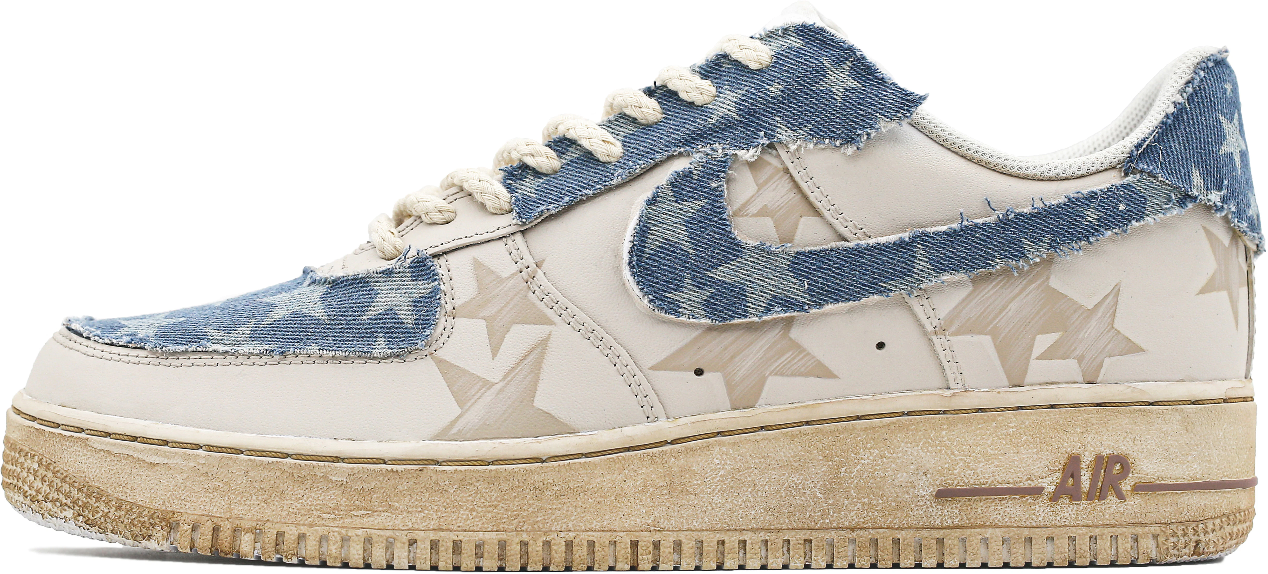 custom-shoes-women-nike-air-force-1-low-denim-lover-blue-brown