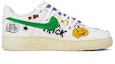 Order 【定製球鞋】Nike Air Force 1 空軍一號 野鶴製造 低幫 塗鴉系列 沙漠風 解構鞋帶 南瓜 仙人掌 笑臉 vibe做舊 女款 純白塗鴉