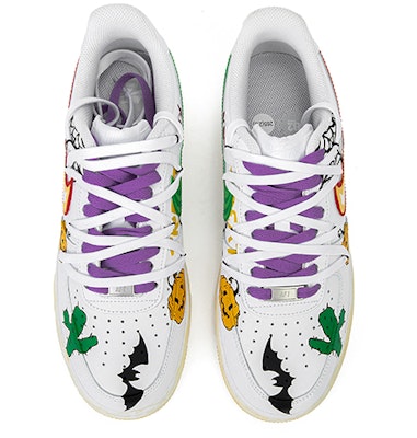 【定製球鞋】Nike Air Force 1 空軍一號 野鶴製造 低幫 塗鴉系列 沙漠風 解構鞋帶 南瓜 仙人掌 笑臉 vibe做舊 女款 純白塗鴉 Shop 【定製球鞋】Nike Air Force 1 空軍一號 野鶴製造 低幫 塗鴉系列 沙漠風 解構鞋帶 南瓜 仙人掌 笑臉 vibe做舊 女款 純白塗鴉