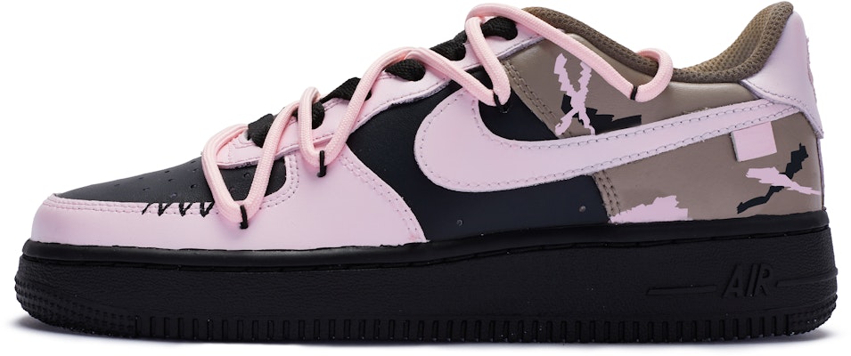 【客製球鞋】Nike Air Force 1 Low BIGNIU 數位黑粉迷彩 手繪噴繪 防滑減震 低筒 板鞋 女款 黑灰粉 Buy 【客製球鞋】Nike Air Force 1 Low BIGNIU 數位黑粉迷彩 手繪噴繪 防滑減震 低筒 板鞋 女款 黑灰粉