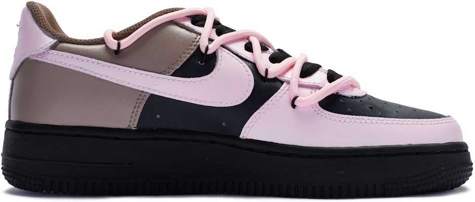 【客製球鞋】Nike Air Force 1 Low BIGNIU 數位黑粉迷彩 手繪噴繪 防滑減震 低筒 板鞋 女款 黑灰粉 Order 【客製球鞋】Nike Air Force 1 Low BIGNIU 數位黑粉迷彩 手繪噴繪 防滑減震 低筒 板鞋 女款 黑灰粉