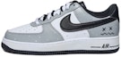 Buy (W) Nike Air Force 1 Low Personalizadas Blanco/Gris/Negro DV1621-001(Team拾玖-双X波浪女S-BOX)