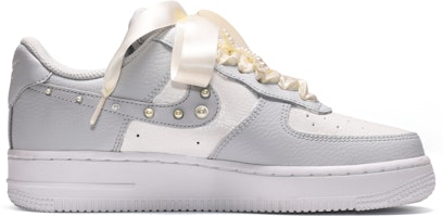 【定制球鞋】 Nike Air Force 1 Low 多巴胺 珍珠少女 低筒 女款 灰白 Order 【定制球鞋】 Nike Air Force 1 Low 多巴胺 珍珠少女 低筒 女款 灰白
